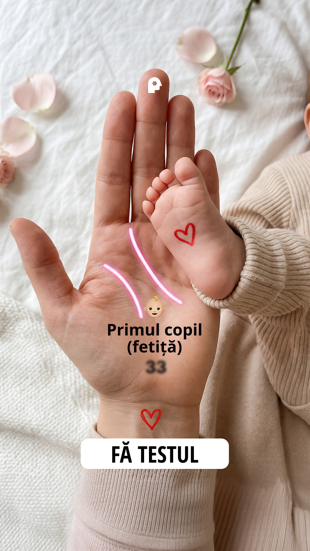 Nebula: Palm Reading Facebook ad