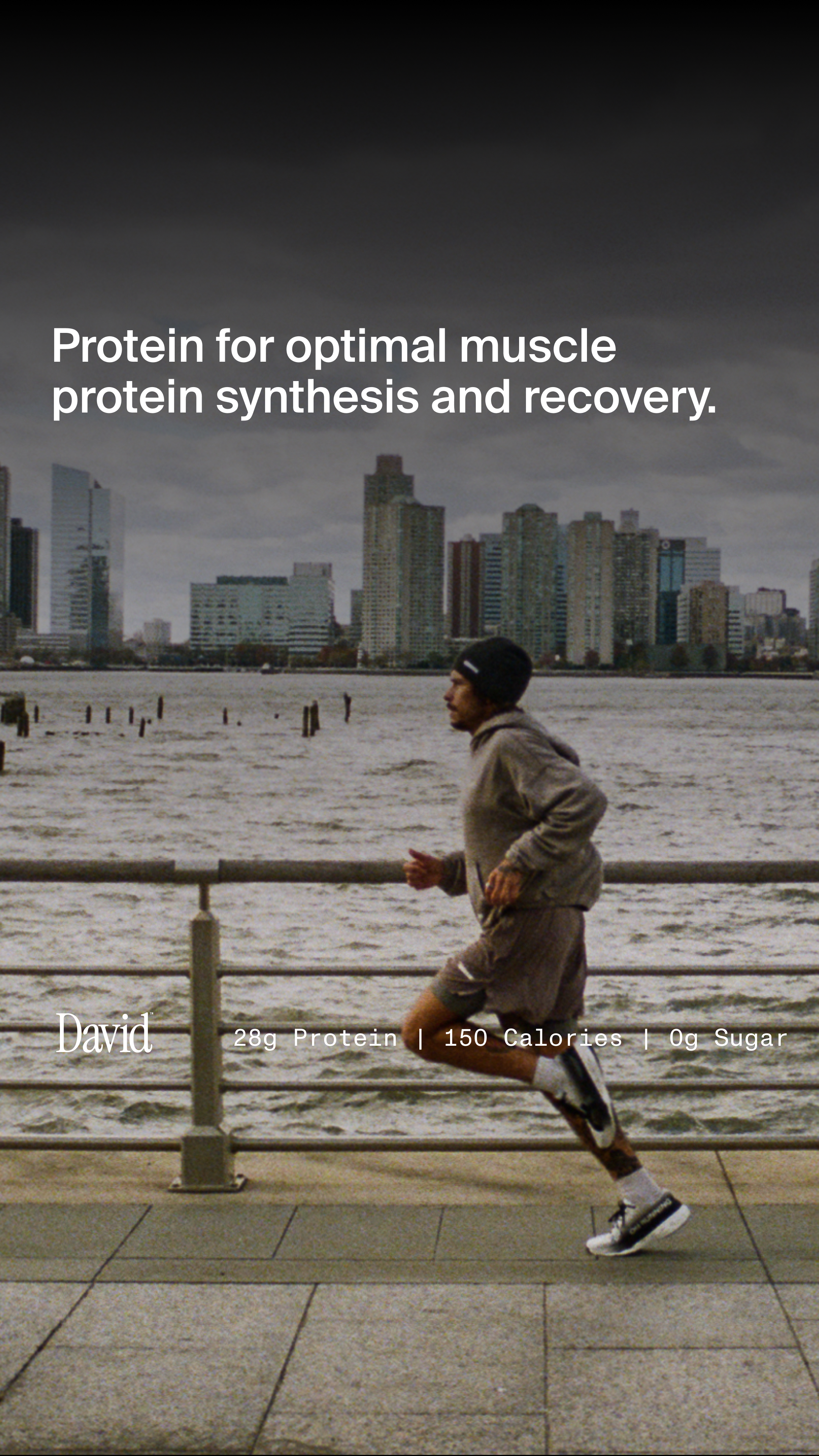 David Protein Facebook ad