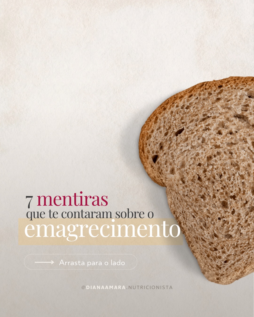 Diana Amara Carneiro, Nutricionista Facebook ad: Hoje é dia das mentiras… e no emagrecimento…
