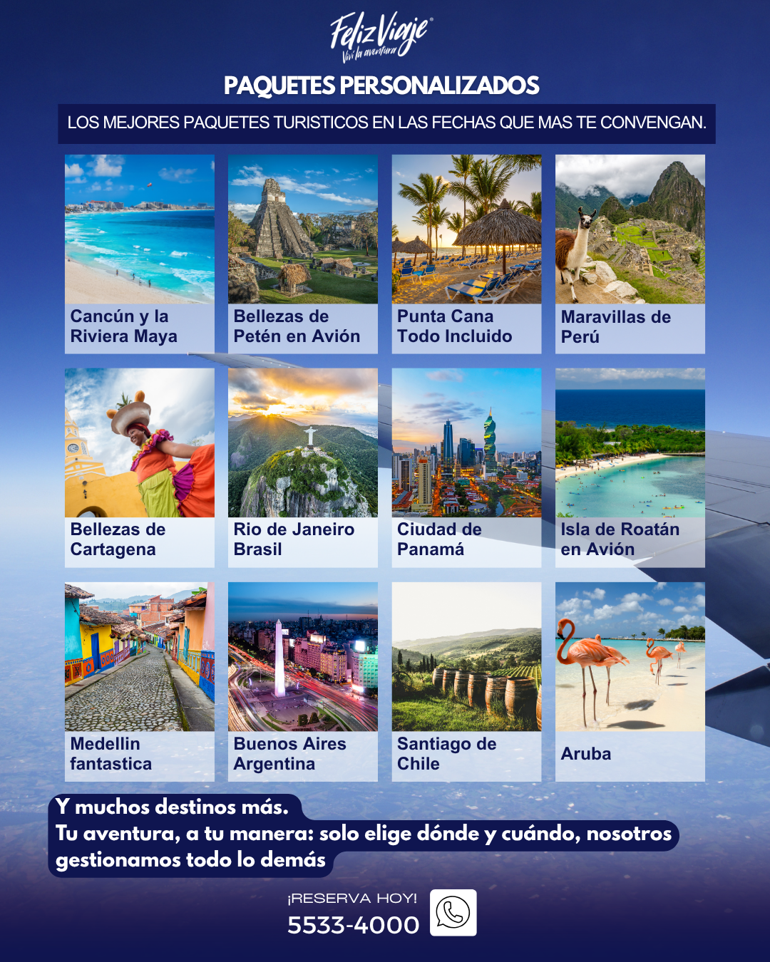 Feliz Viaje Facebook ad: Los mejores paquetes