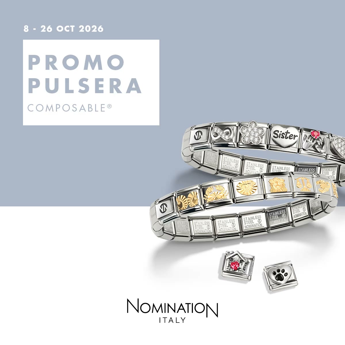 Nomination Facebook ad: PROMO PULSERA COMPOSABLE