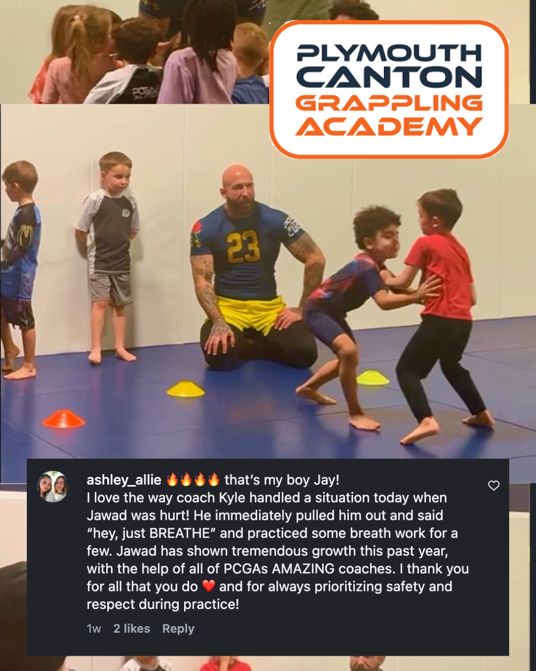 Plymouth Canton Grappling Academy Facebook ad