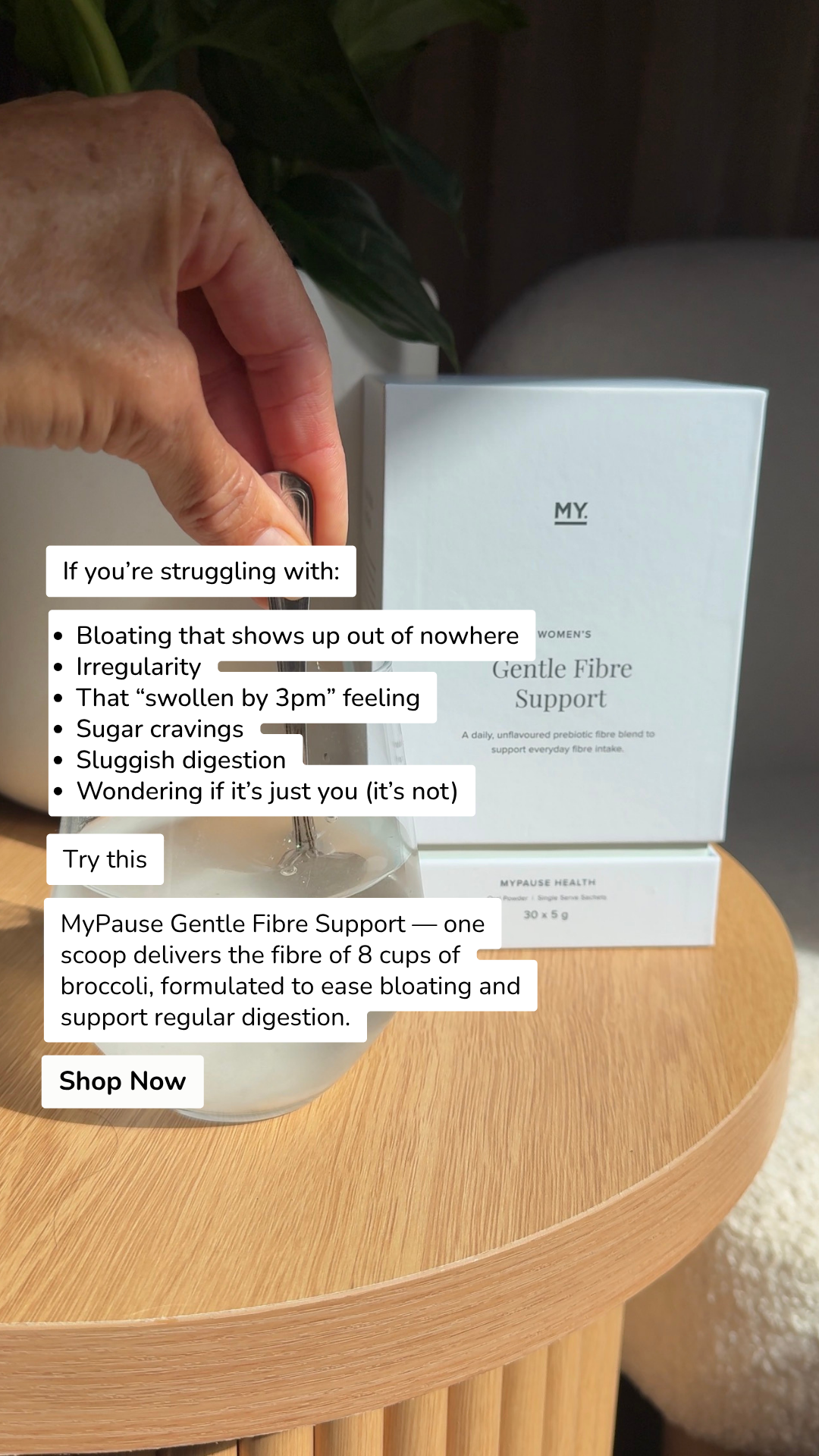 MyPause Health Facebook ad