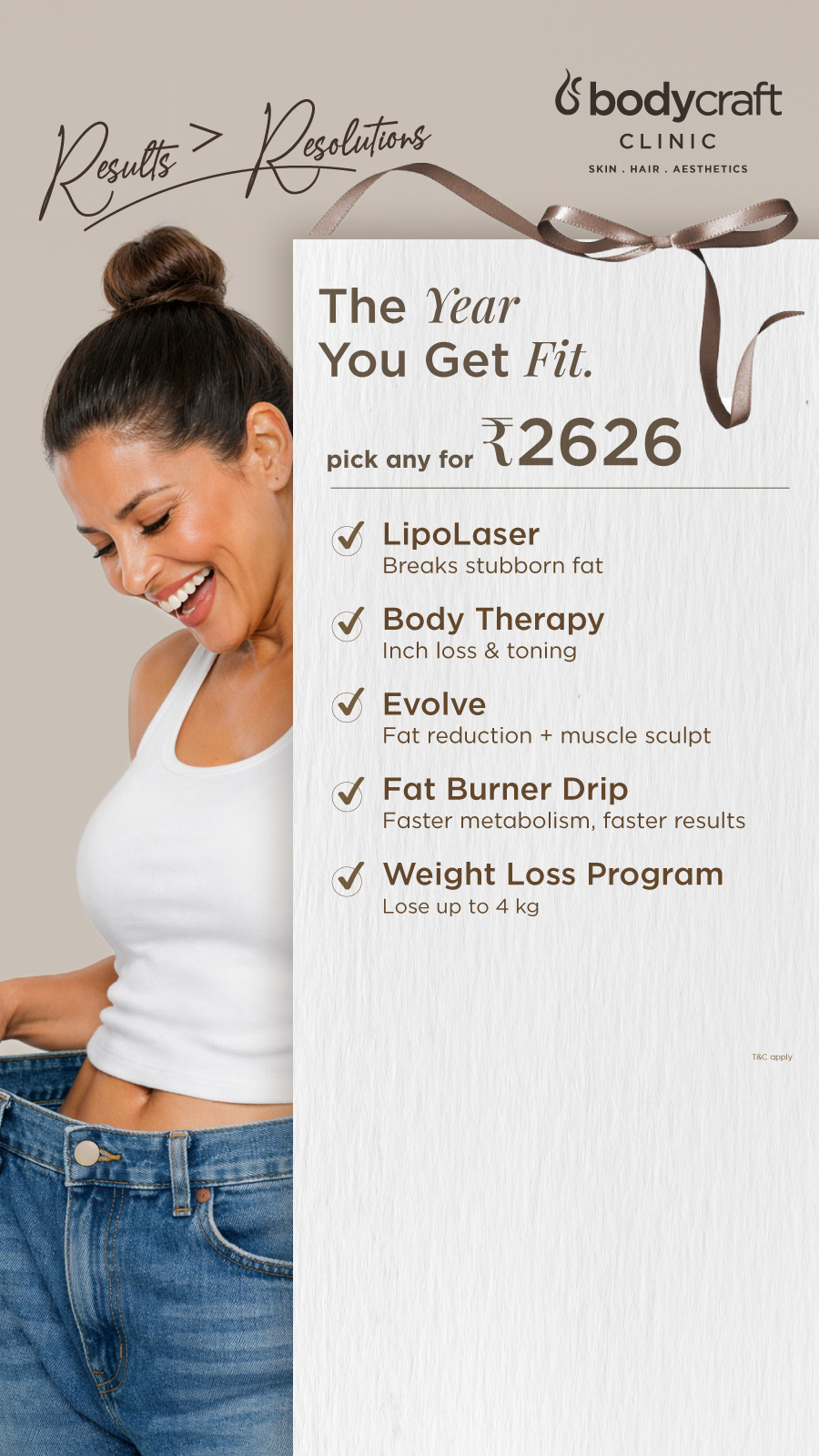 Bodycraft Clinic Facebook ad