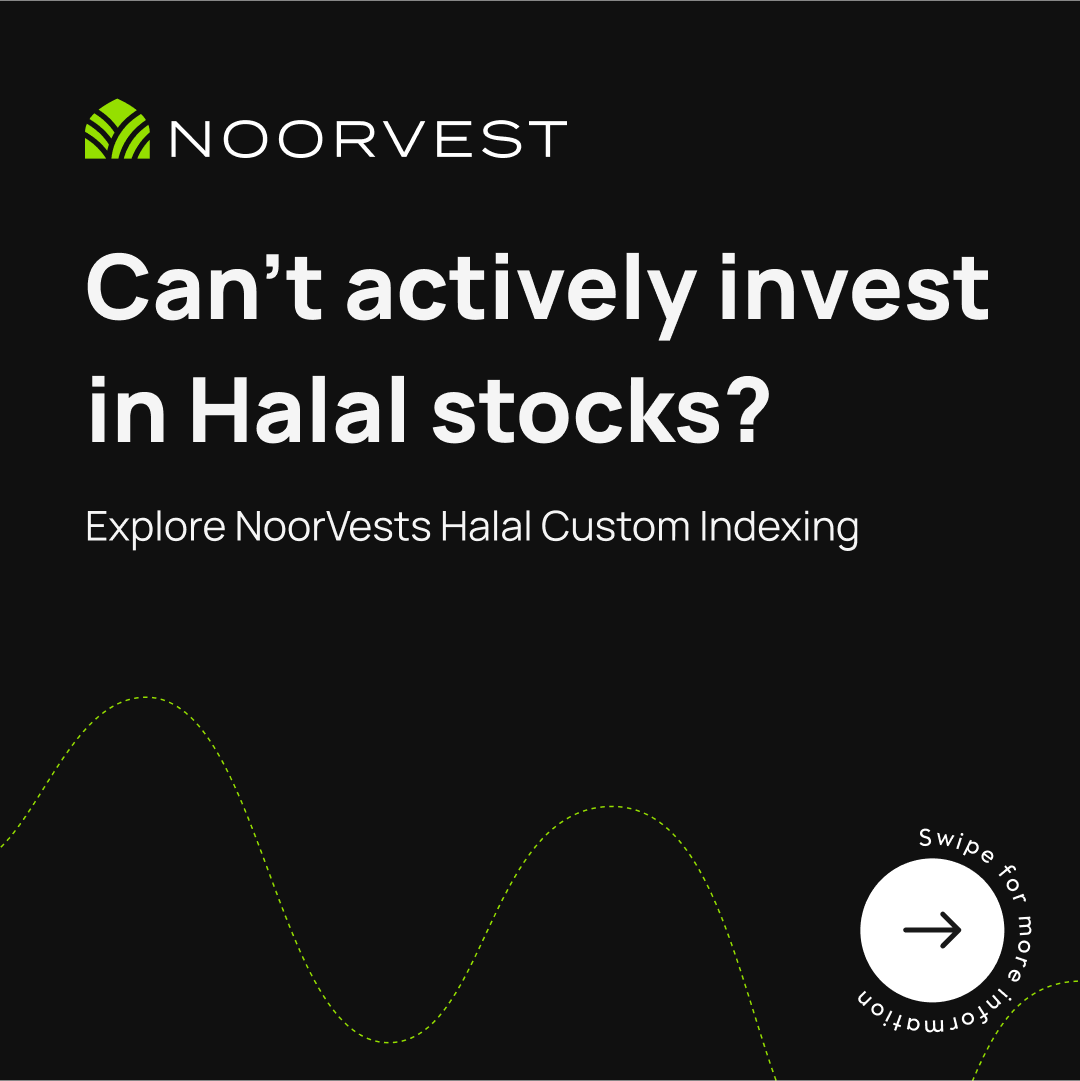 NoorVest Facebook ad: Halal investing, made practical.