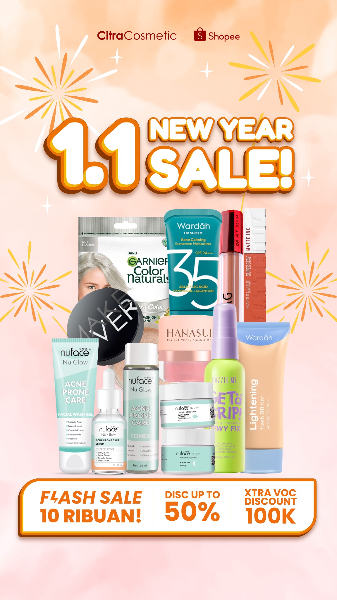 Citra cosmetic Makassar Facebook ad