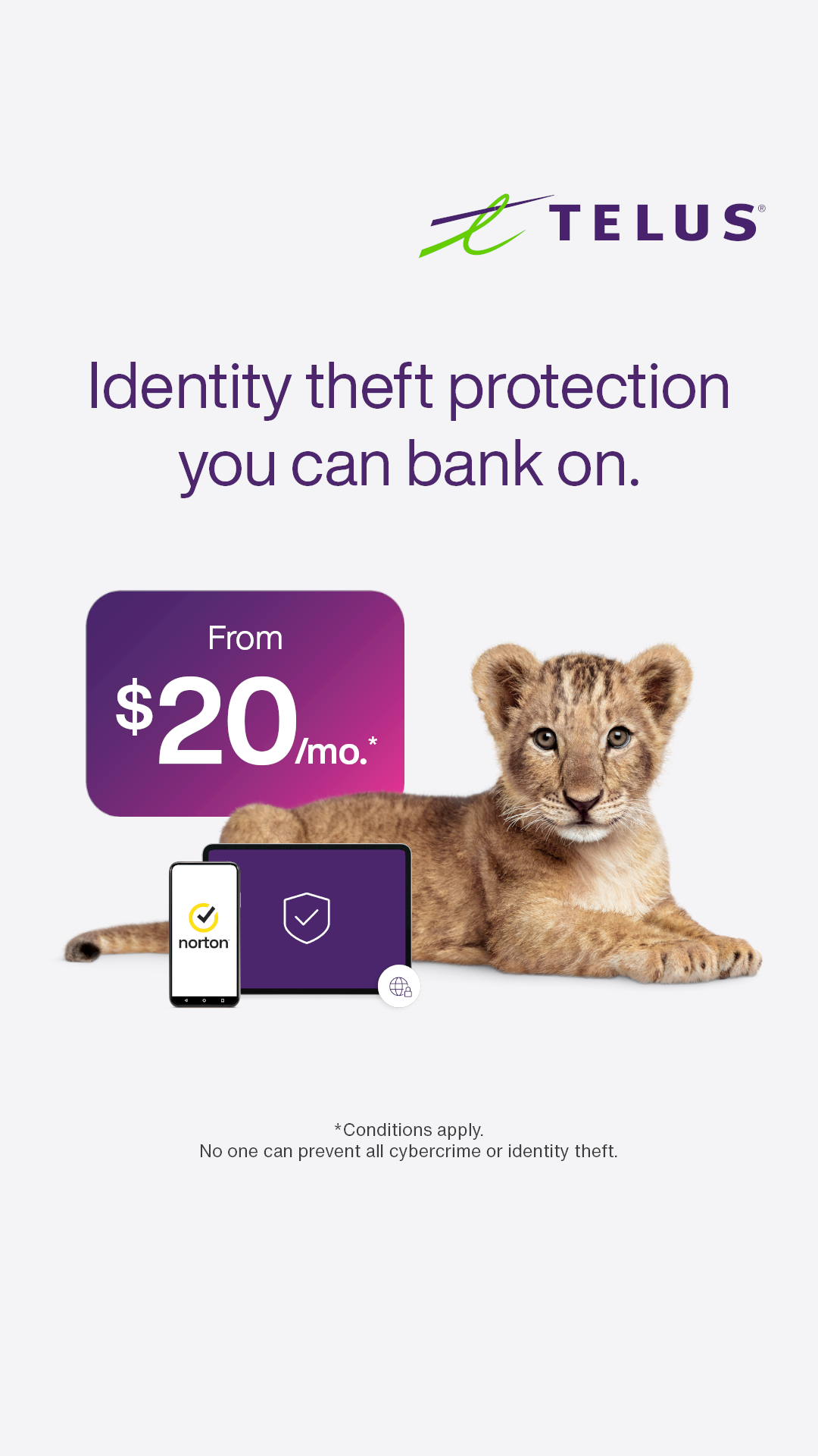 TELUS Facebook ad