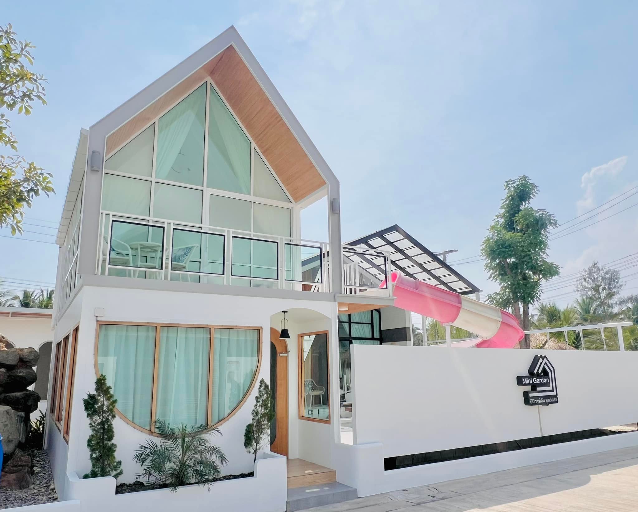 บ้านพักพูลวิลล่าอัมพวา by The Garden Facebook ad: PA-06 มินิ การ์เด้น พูลวิลล่า บ้านใหม่ มินิมอล ขนาด 3…