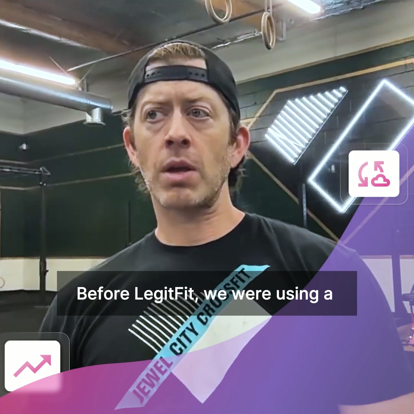 LegitFit Facebook ad: Software Built For Easy Bookings