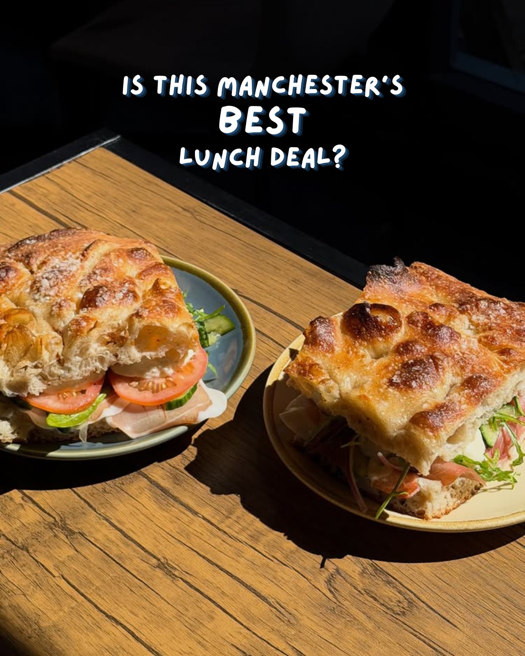 Great Northern Warehouse Facebook ad: THE spot for a sandwich-based lunch menu in…