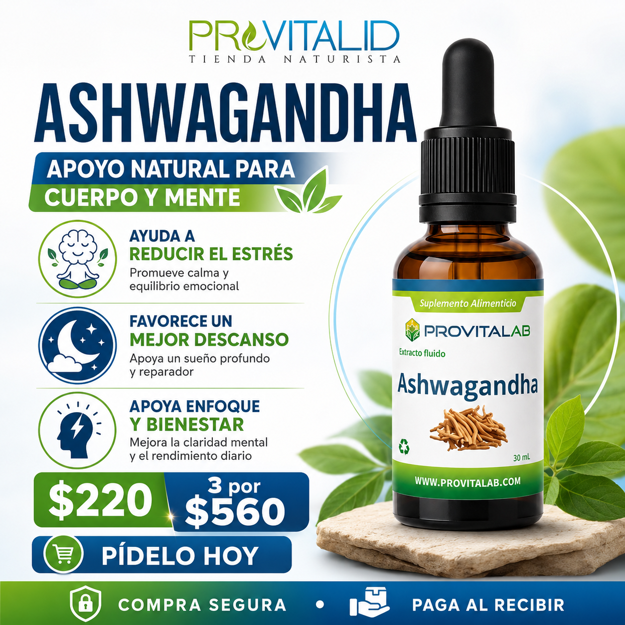 Provitalid Facebook ad