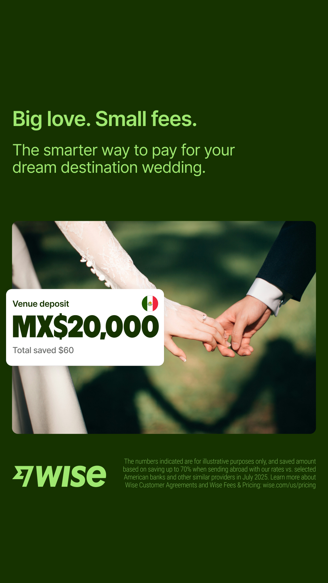 Wise Facebook ad