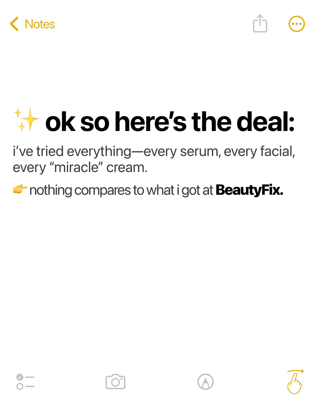 BeautyFix Med Spa Facebook ad