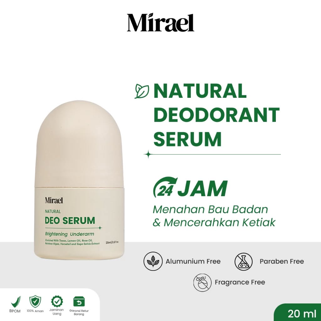 Mirael Sugar Wax Facebook ad: Mirael Natural Deodorant Serum