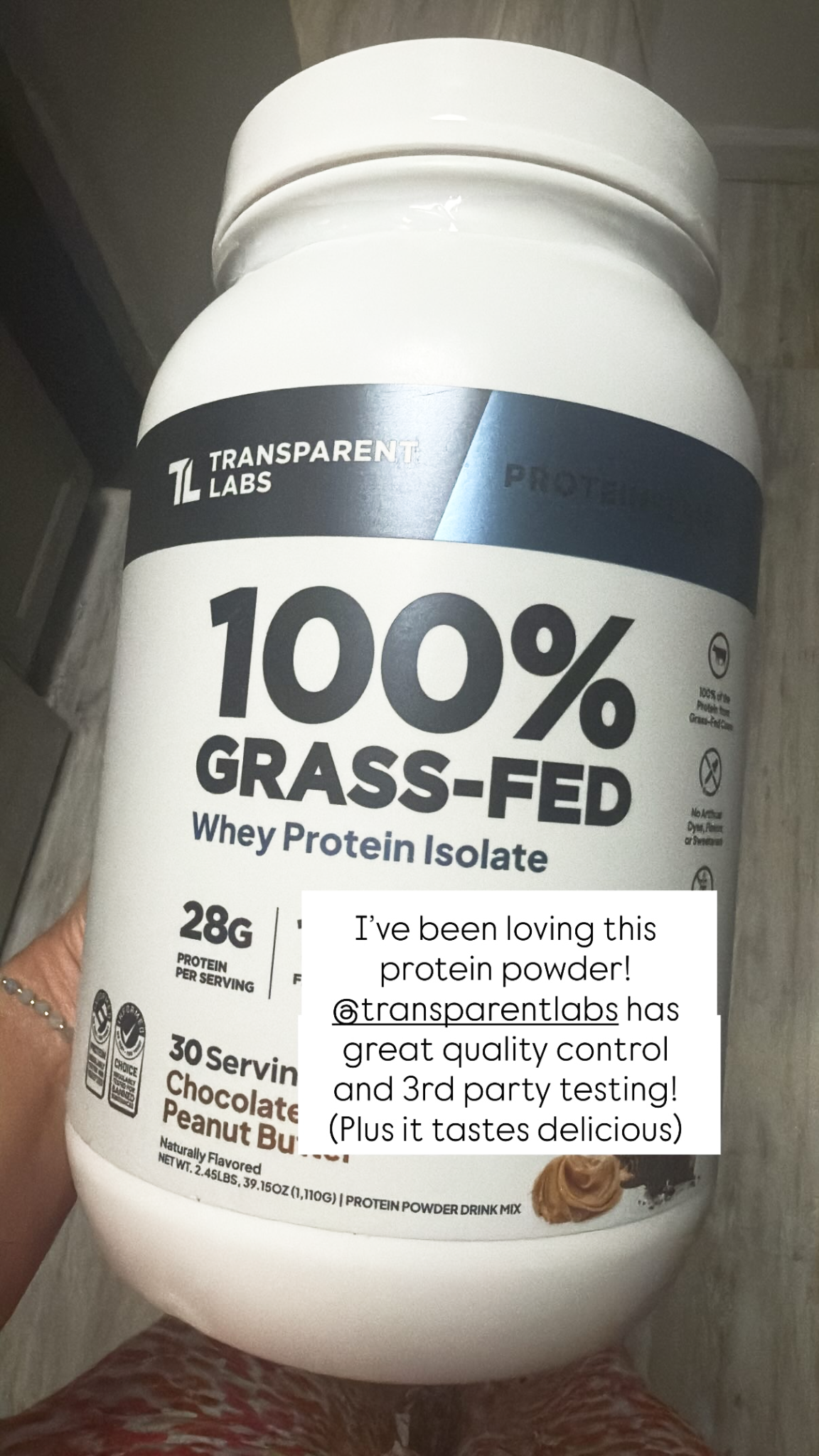 Transparent Labs Facebook ad