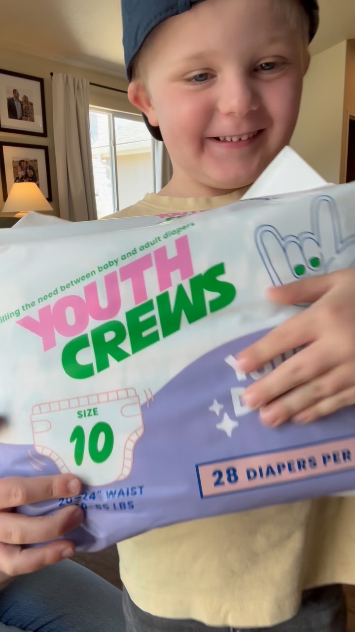 Youth Crews Facebook ad: I always bought the good diapers when Hayes…
