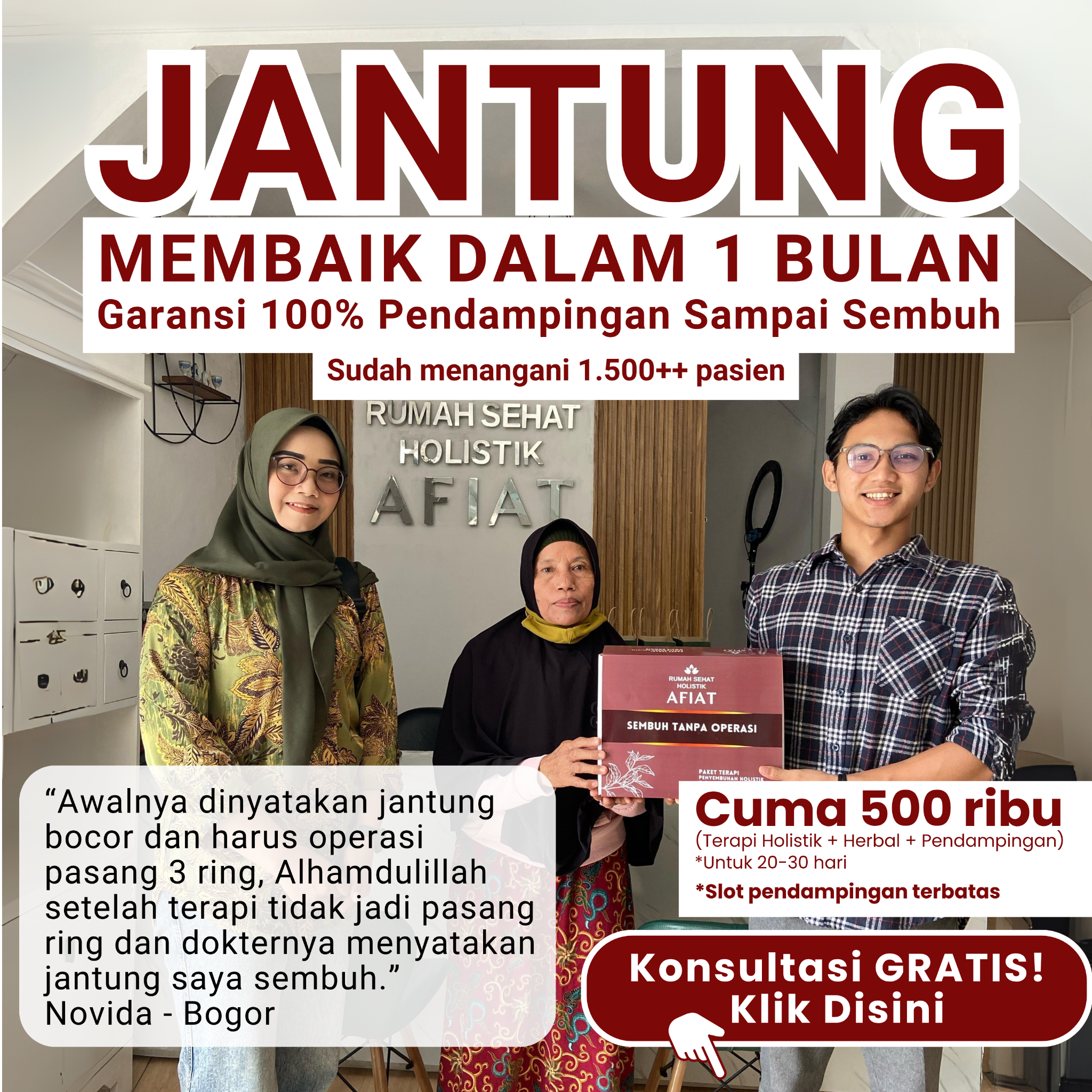 AFIAT Holistic Centre Facebook ad