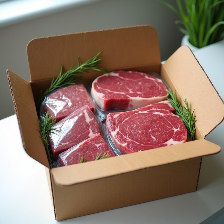 Insight Index Facebook ad: 100% Grass Fed Beef Delivery.