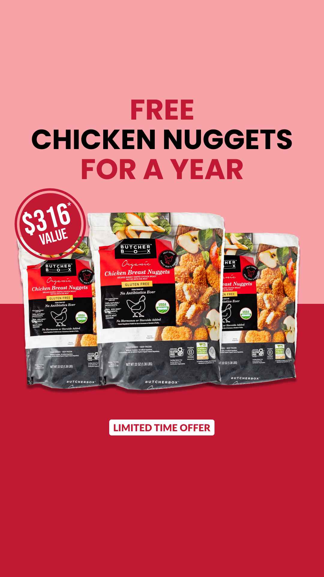 ButcherBox Facebook ad