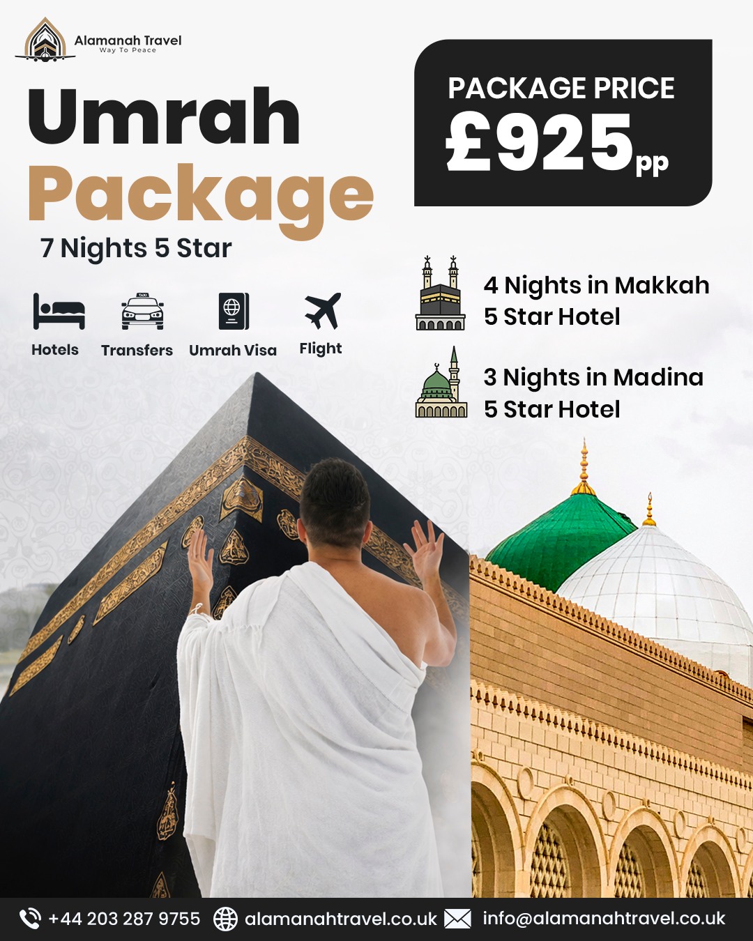 Alamanah Travel UK Facebook ad