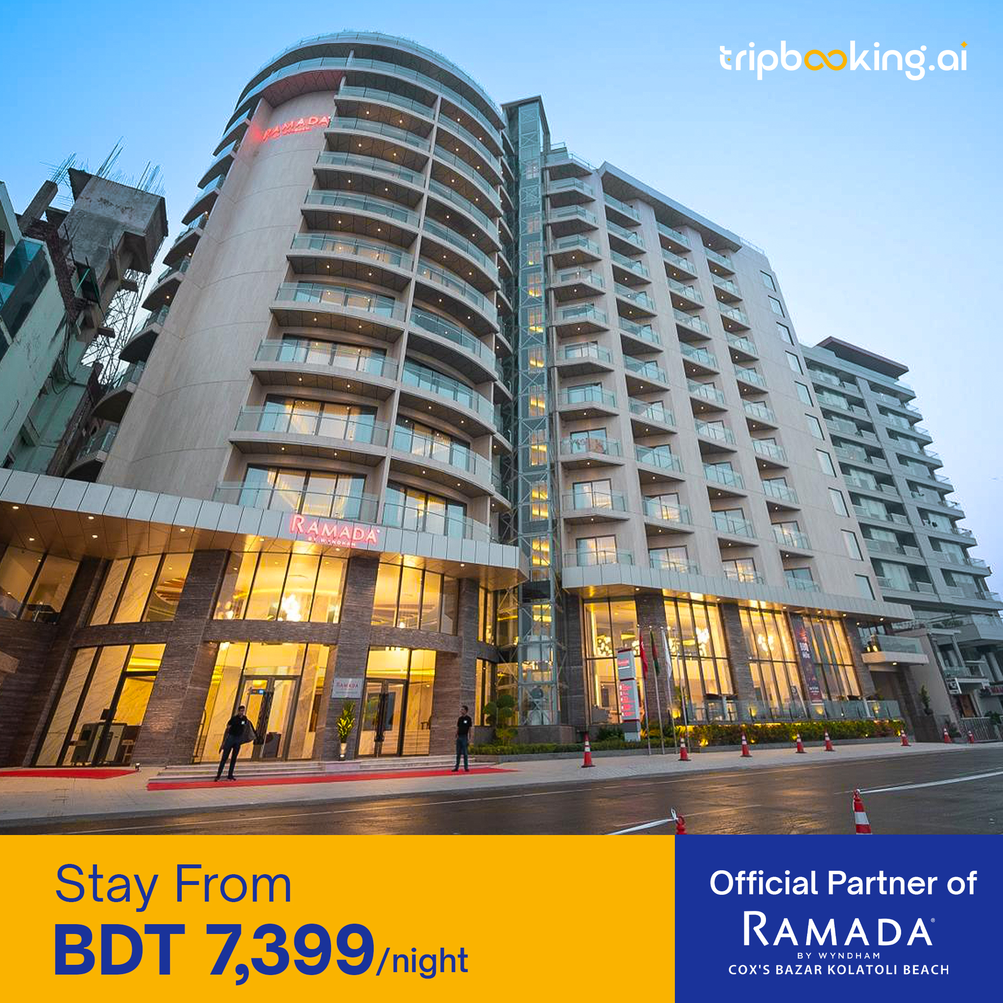TripBooking.ai Facebook ad
