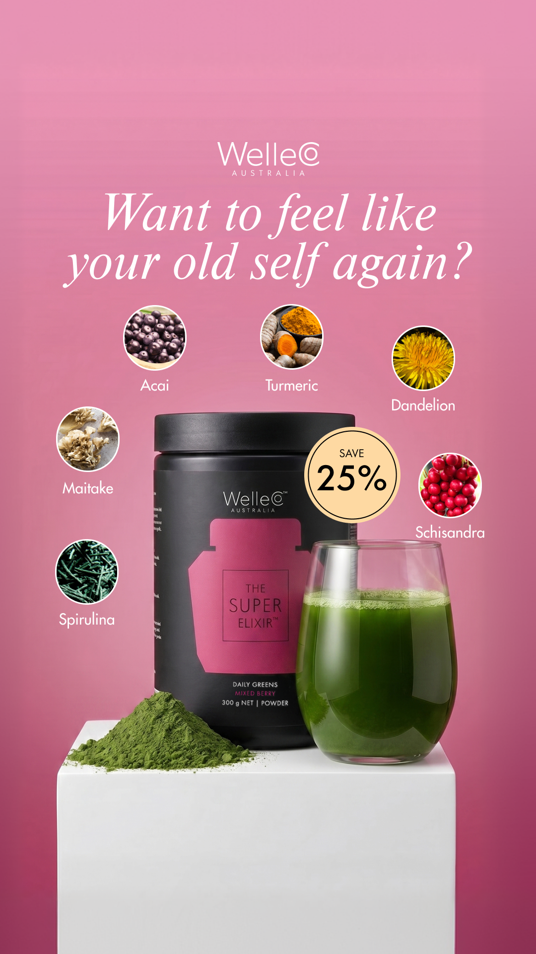 WelleCo Facebook ad