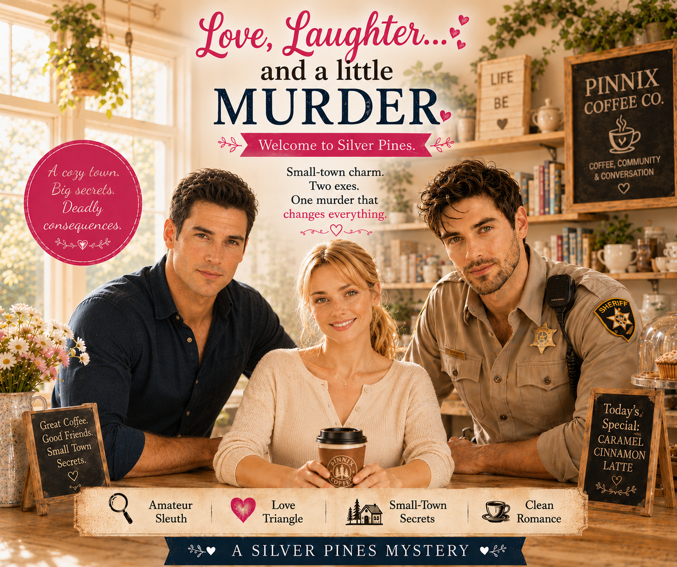 Lyla Blue Mysteries Facebook ad: Binge-read this mystery series in Kindle Unlimited
