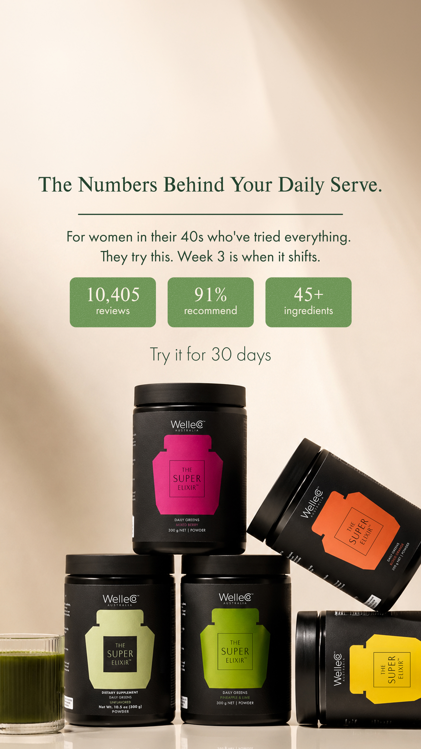 WelleCo Facebook ad