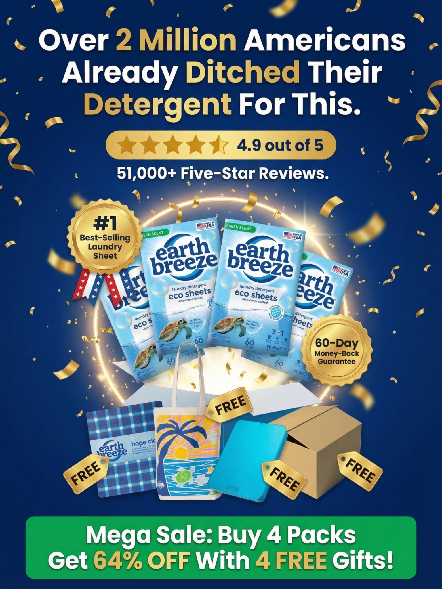 Earth Breeze Facebook ad