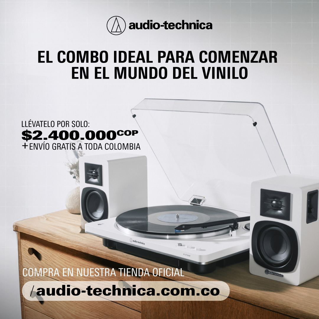 Audio-Technica Colombia Facebook ad: El equipo ideal para descubrir el sonido análogo