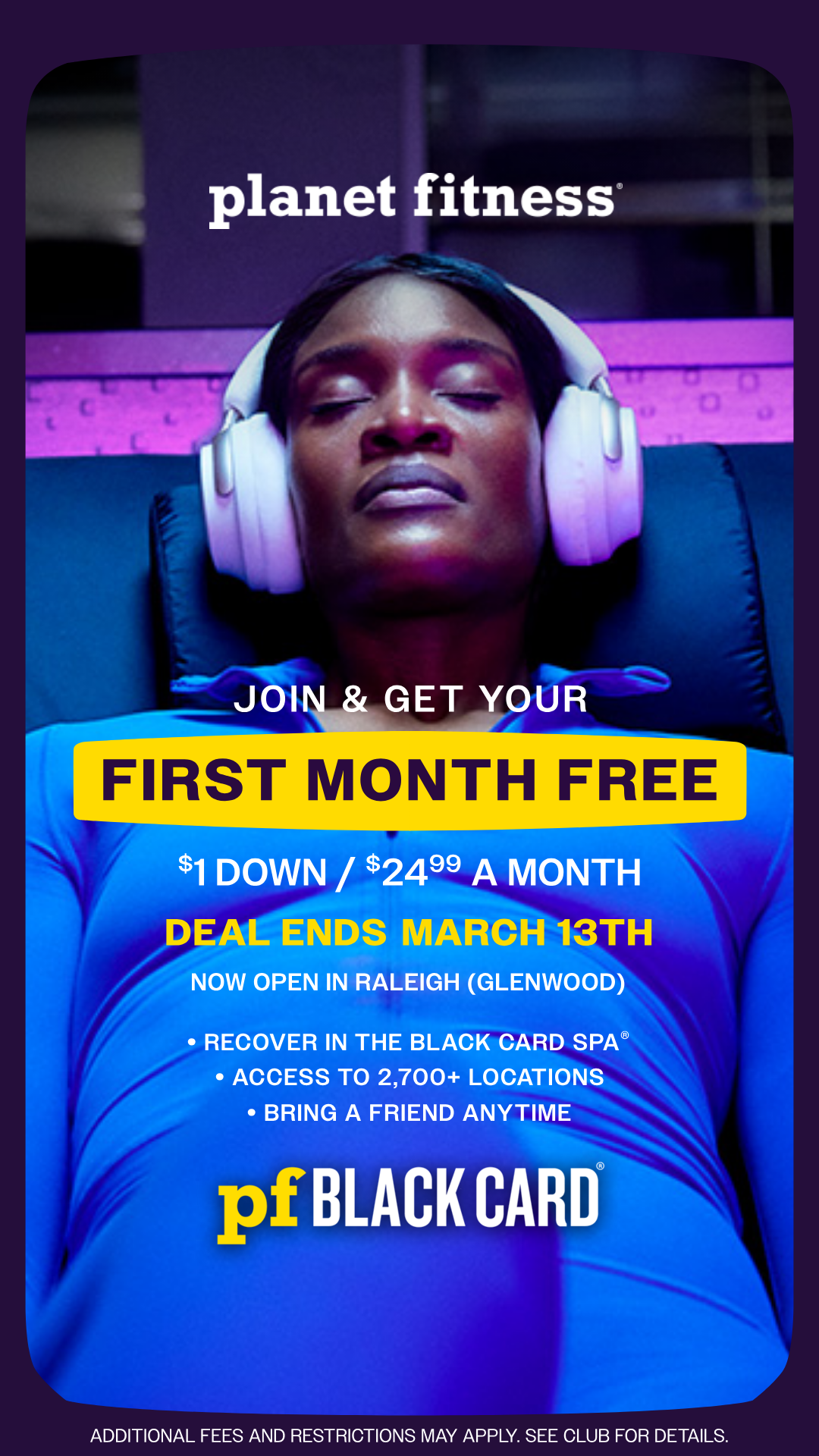 Planet Fitness Facebook ad