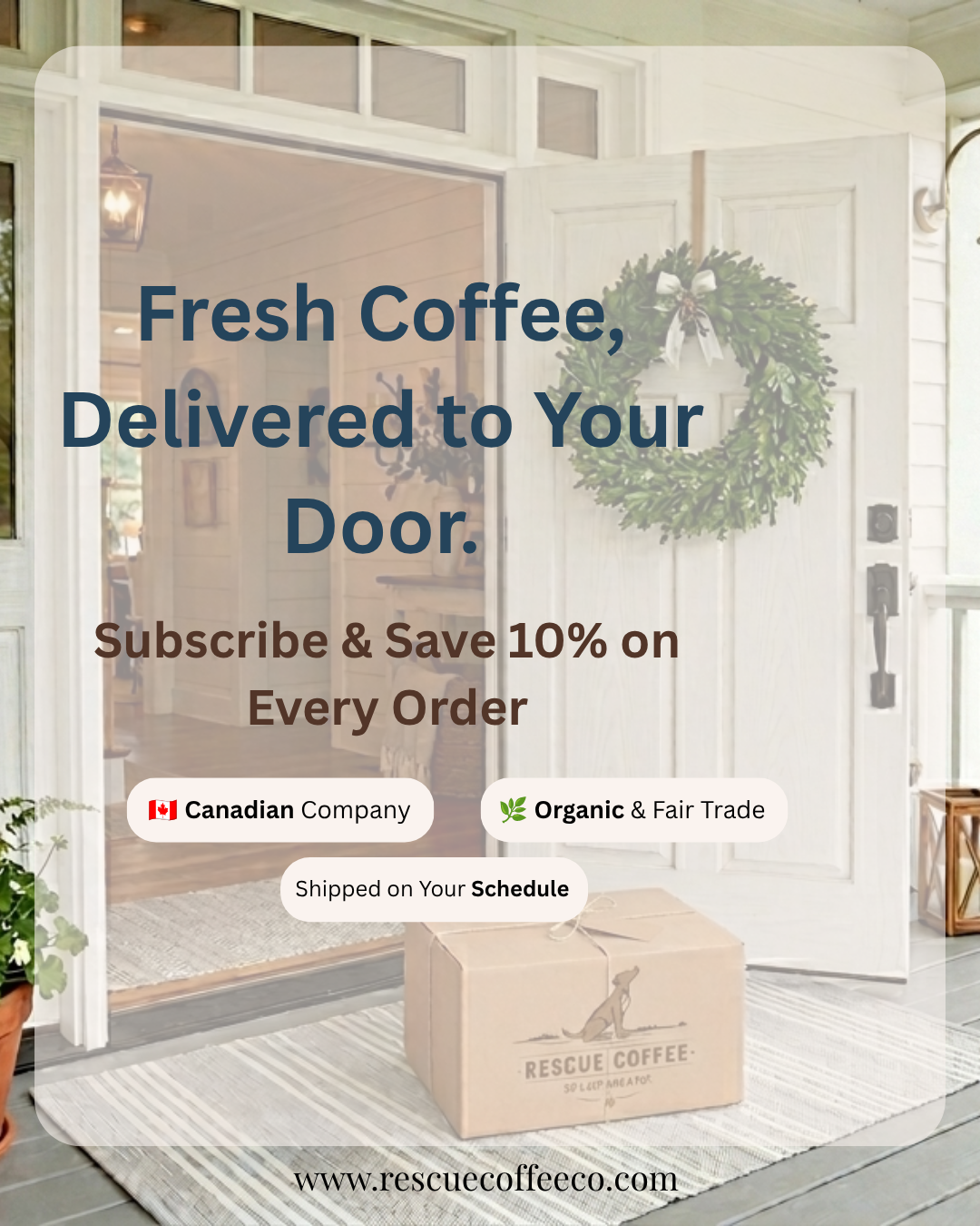 Rescue Coffee Co. Facebook ad