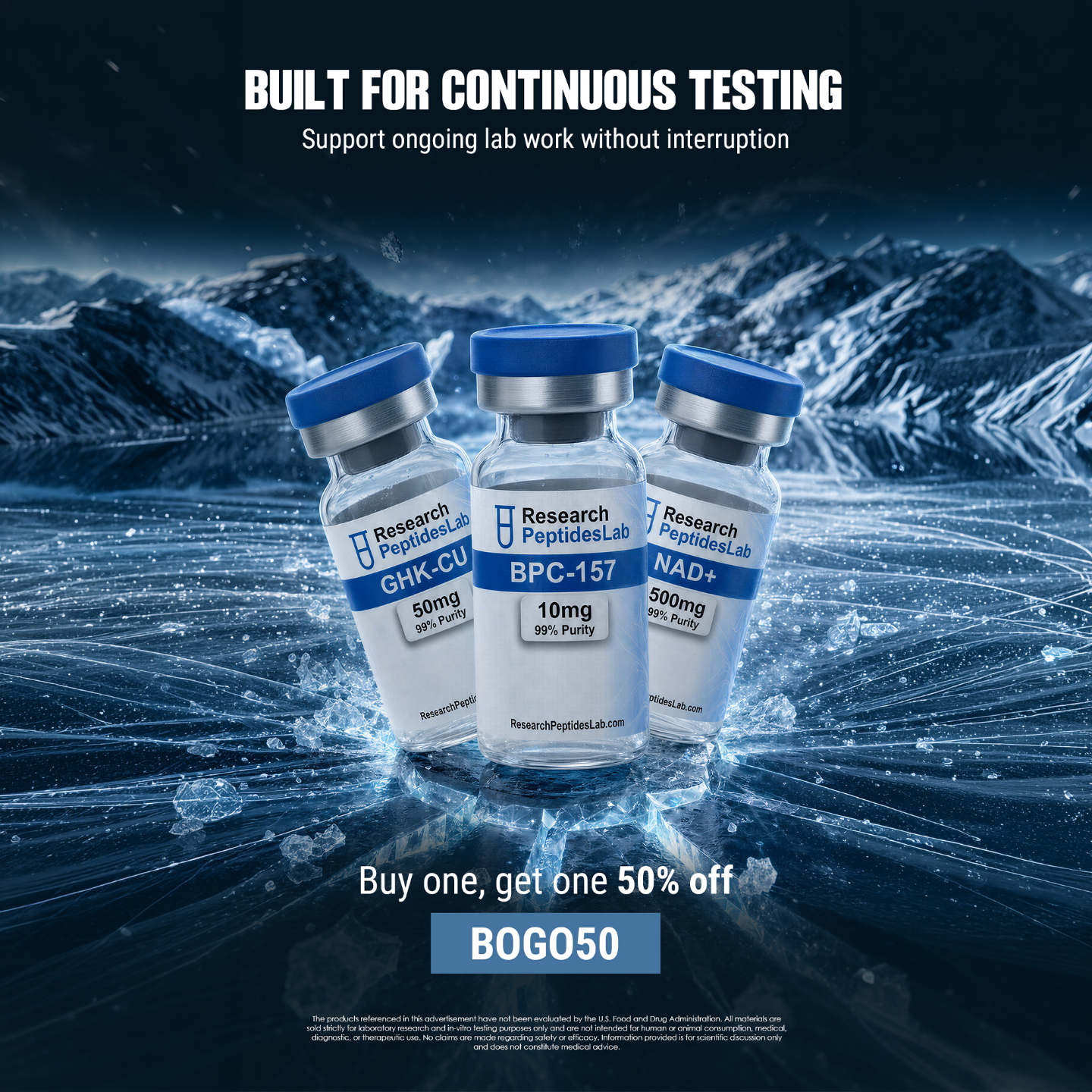 Research Peptides Lab Facebook ad