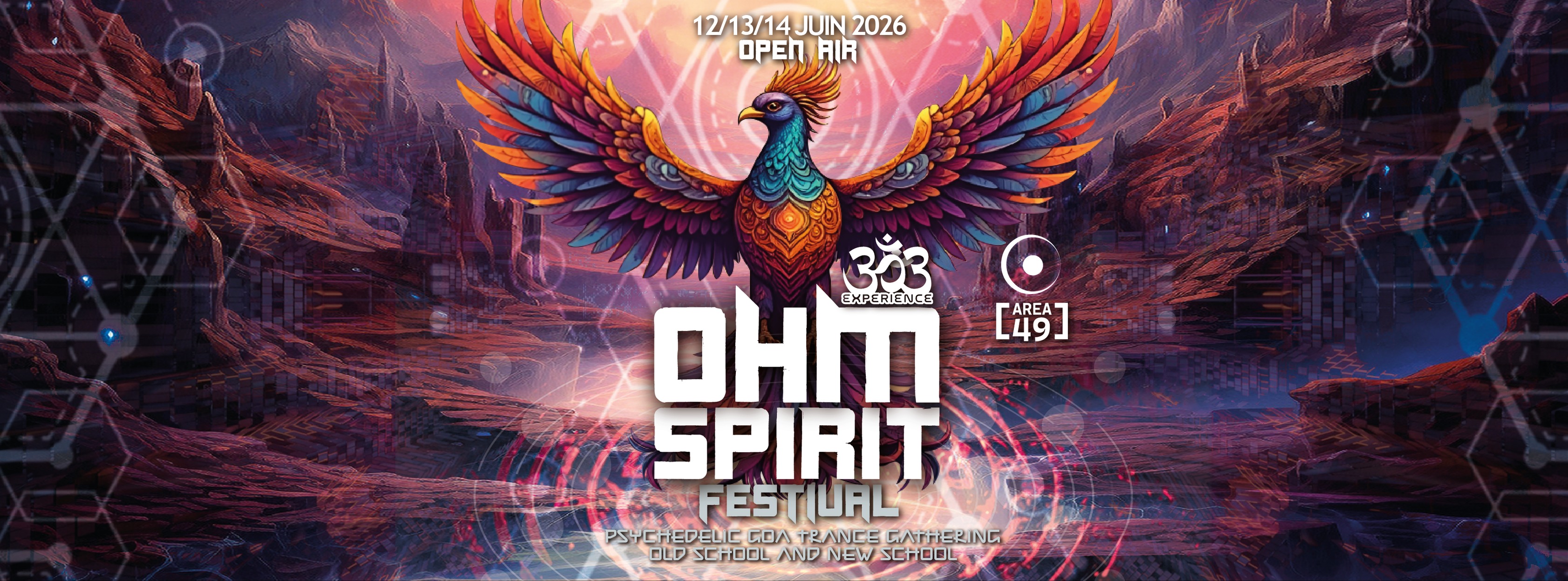303 Experience Facebook ad: Ohm Spirit Festival - Le Phénix