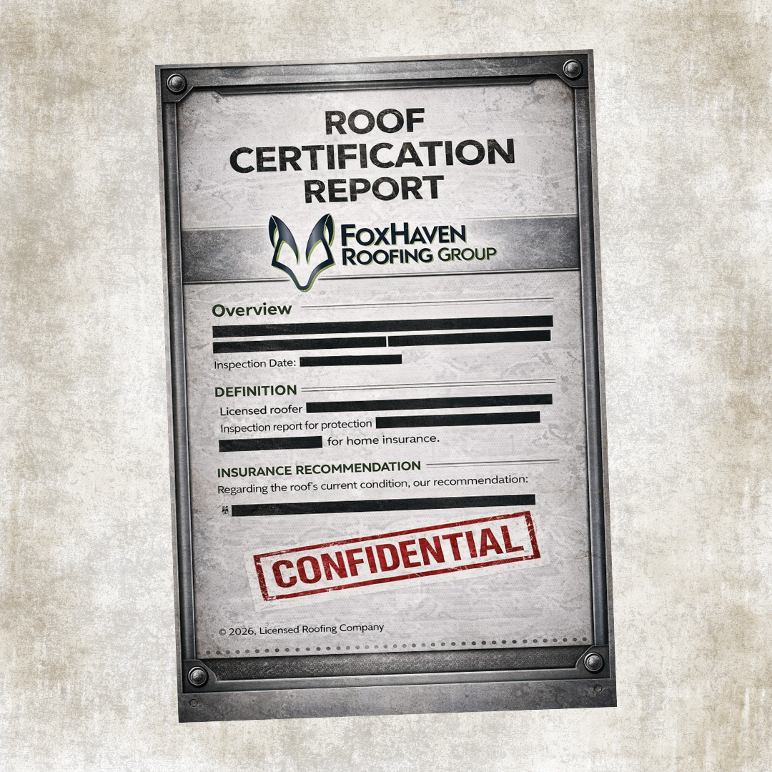 FoxHaven Roofing Group Facebook ad