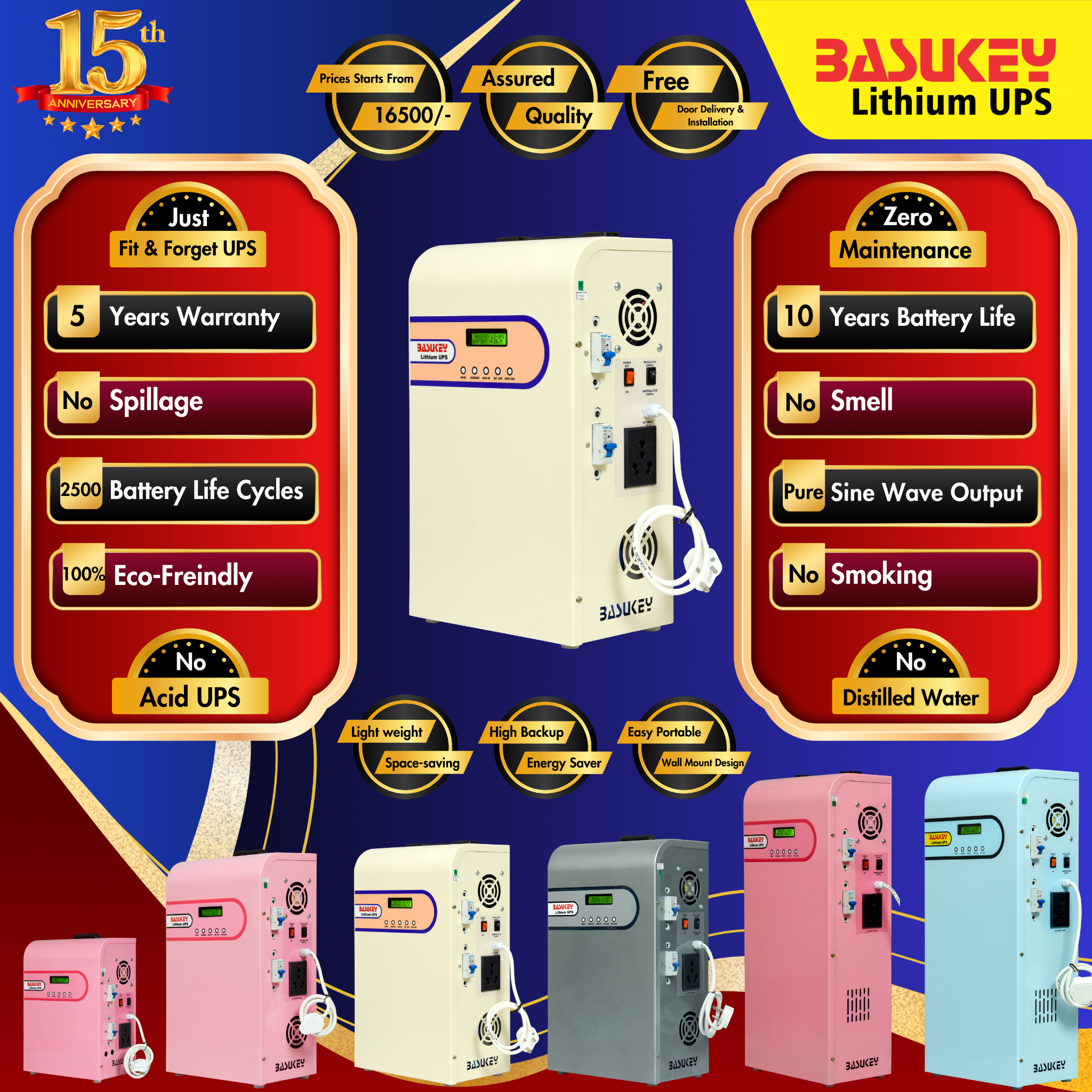 Basukey Lithium UPS Facebook ad from Jan 17, 2026
