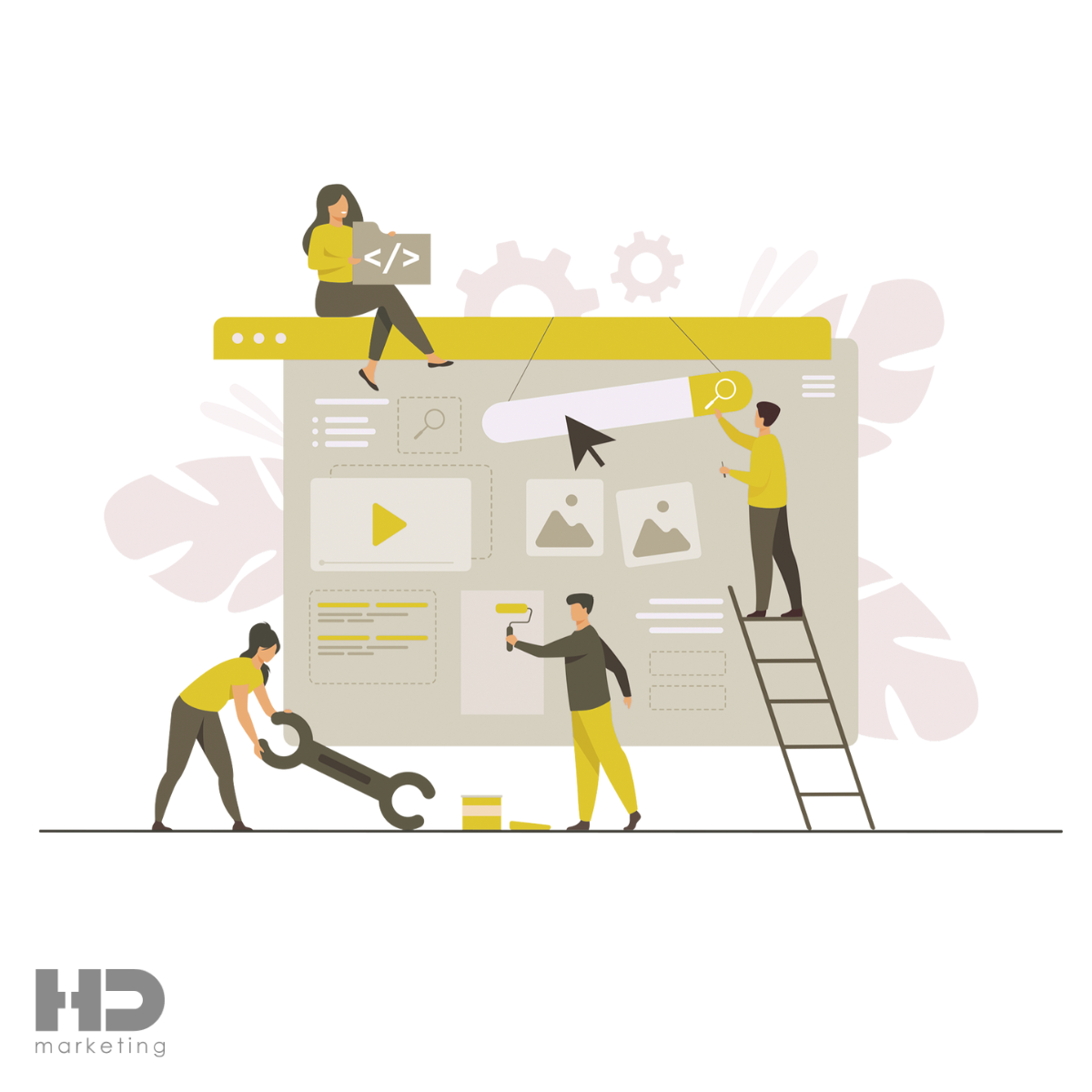HD marketing Facebook ad