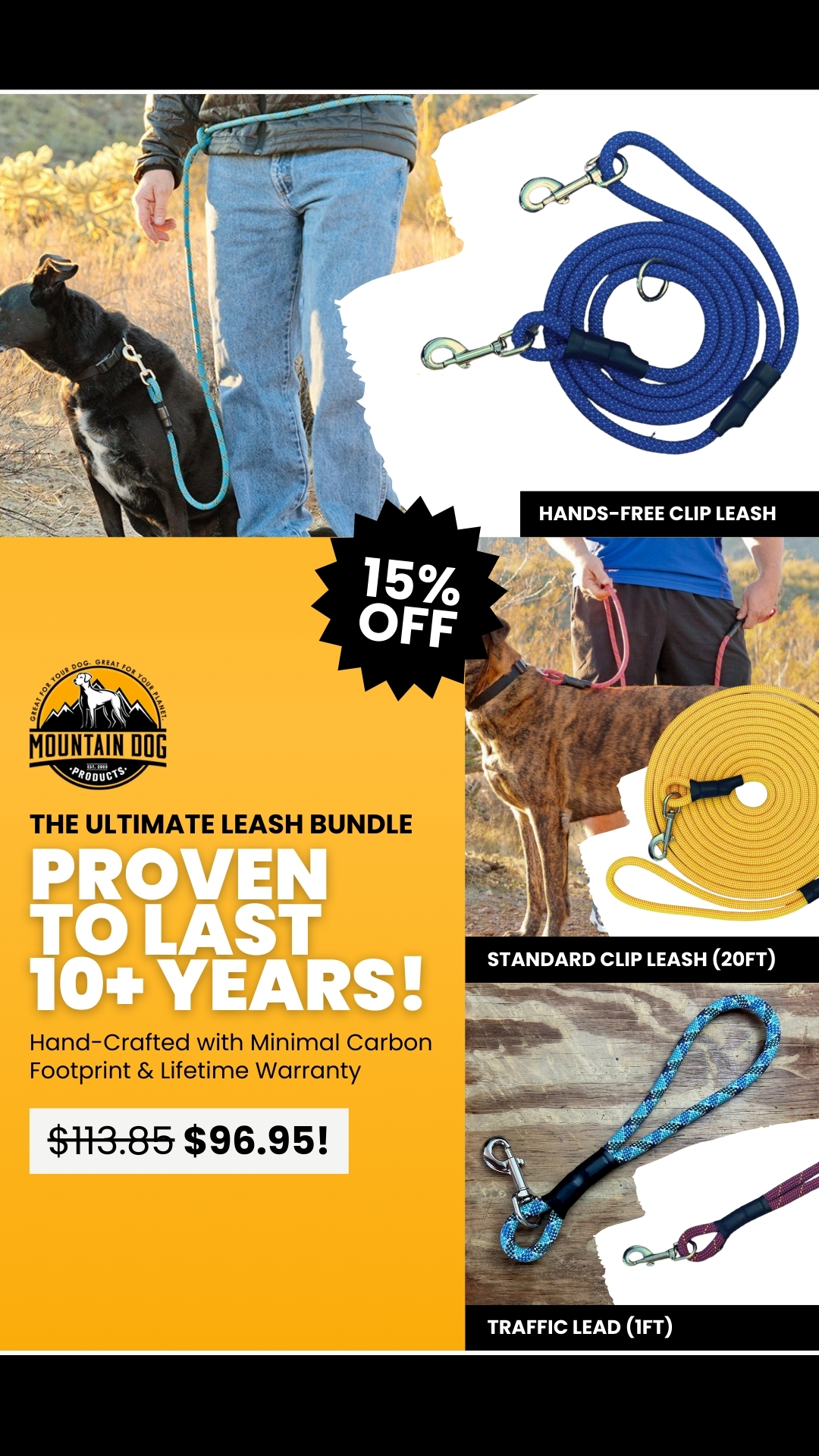Mountain Dog Products Facebook ad