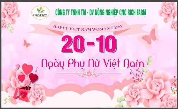 Công ty TNHH TM-DV Nông nghiệp CNC Rich Farm Facebook ad: THÁNG 10, DỊU DÀNG NHƯ NỤ CƯỜI CỦA…