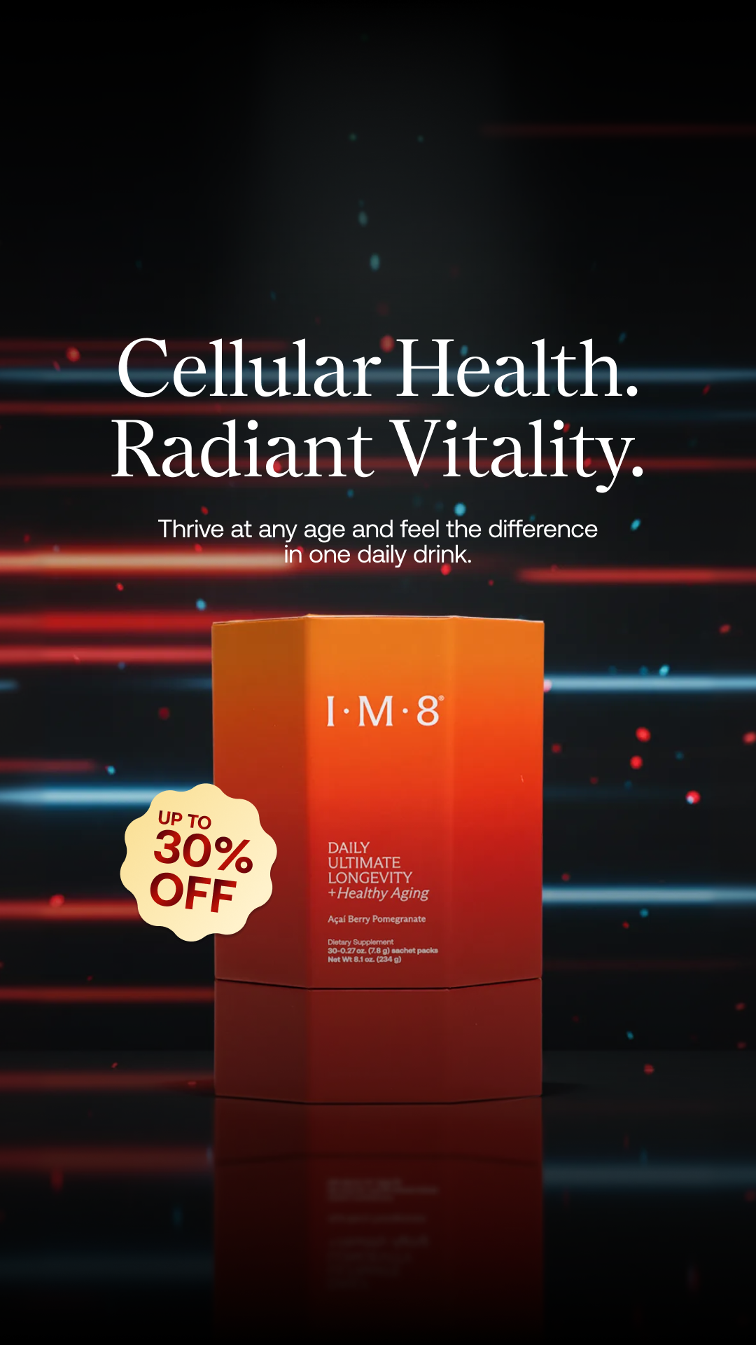 IM8 Health Facebook ad