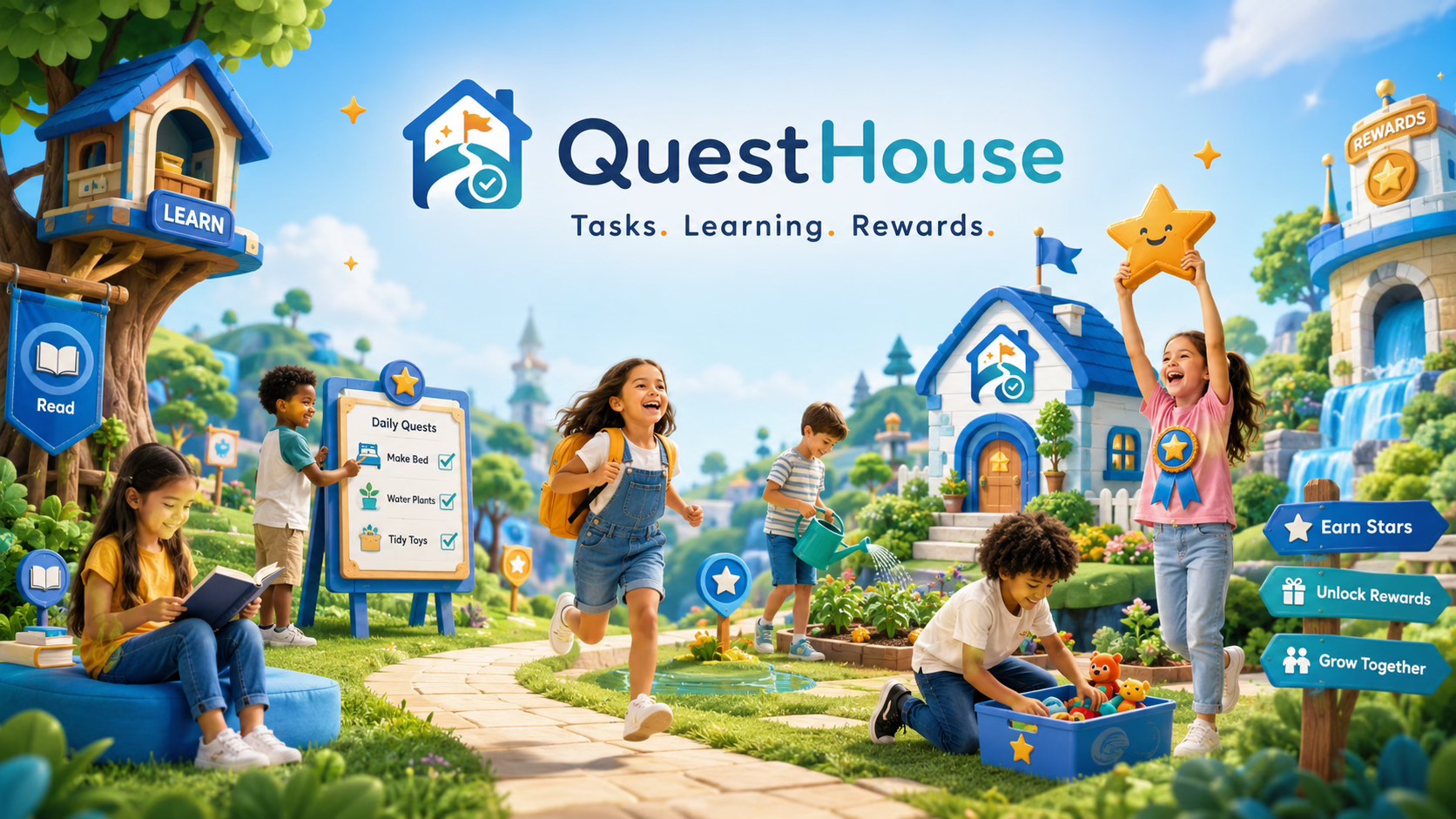 QuestHouse.ai Facebook ad: QuestHouse, Help