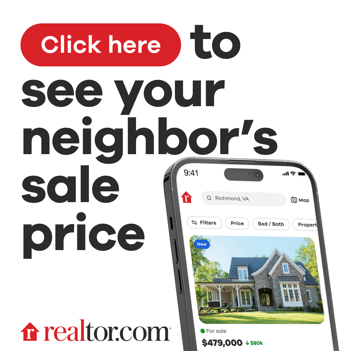 Realtor.com Facebook ad