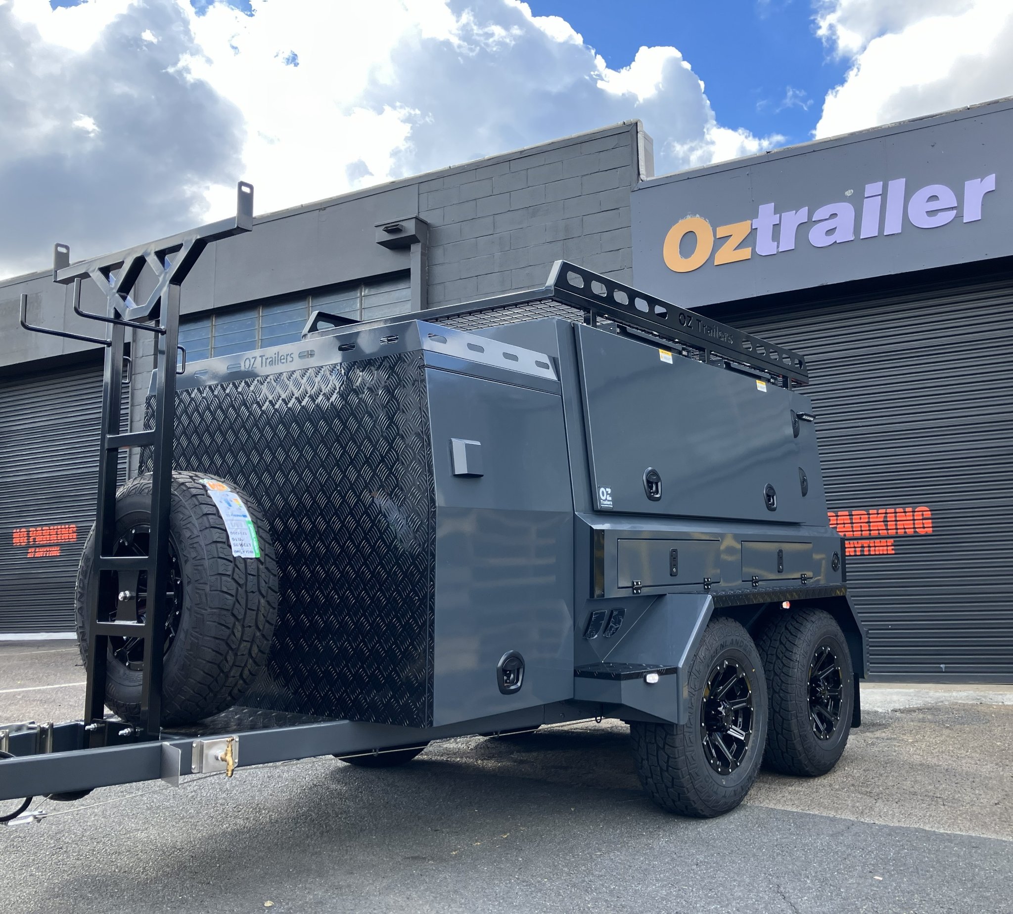 OZ Trailer Facebook ad: 2026 - $5K Discount - New Design - Heavy Duty Tandem Oz…