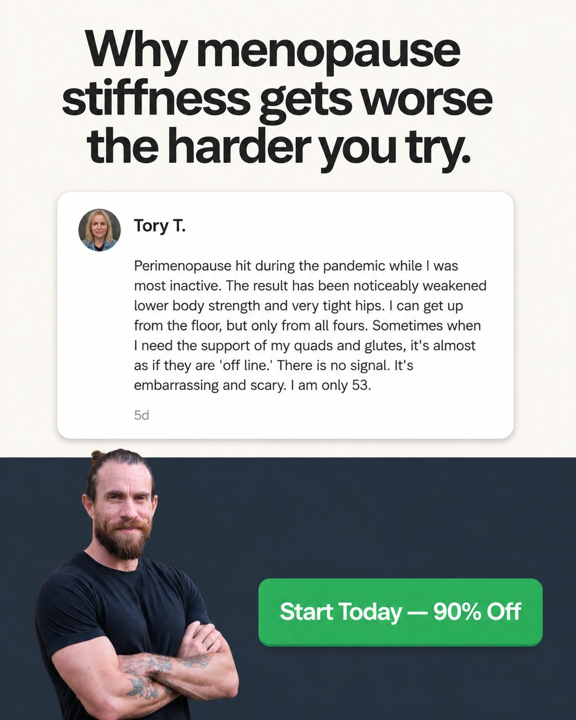 Eddie Ron - Sports Therapist Facebook ad