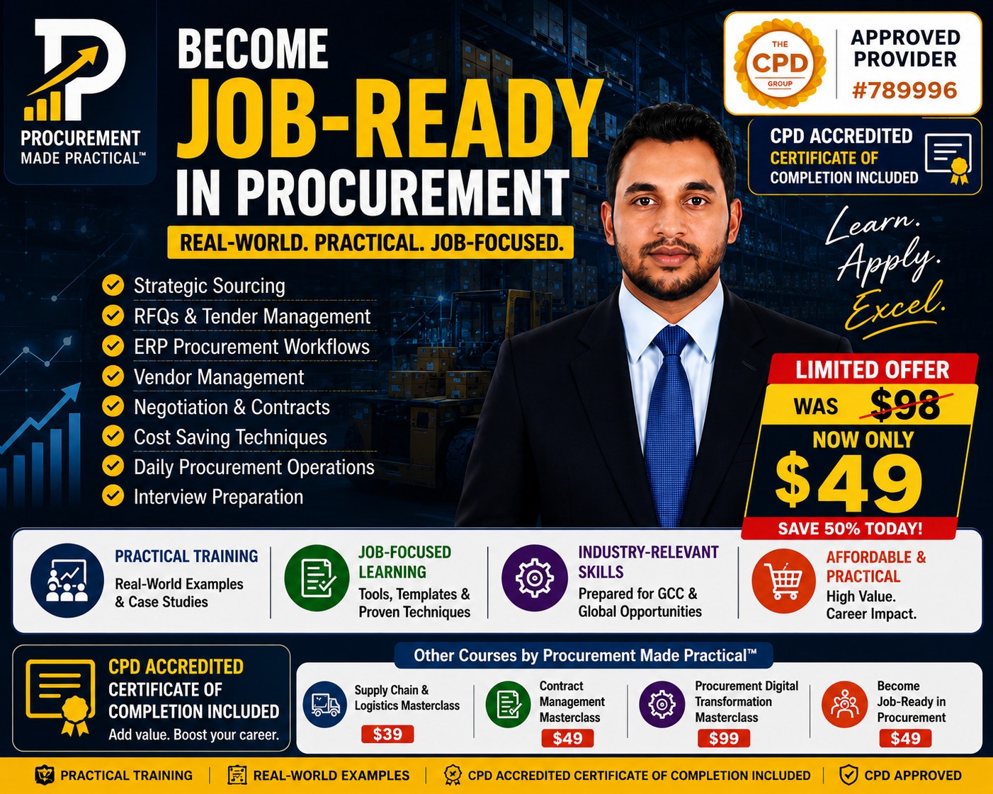 Procurement Made Practical TM Facebook ad: Procurement Made Practical | Job-Ready CPD Procurement…