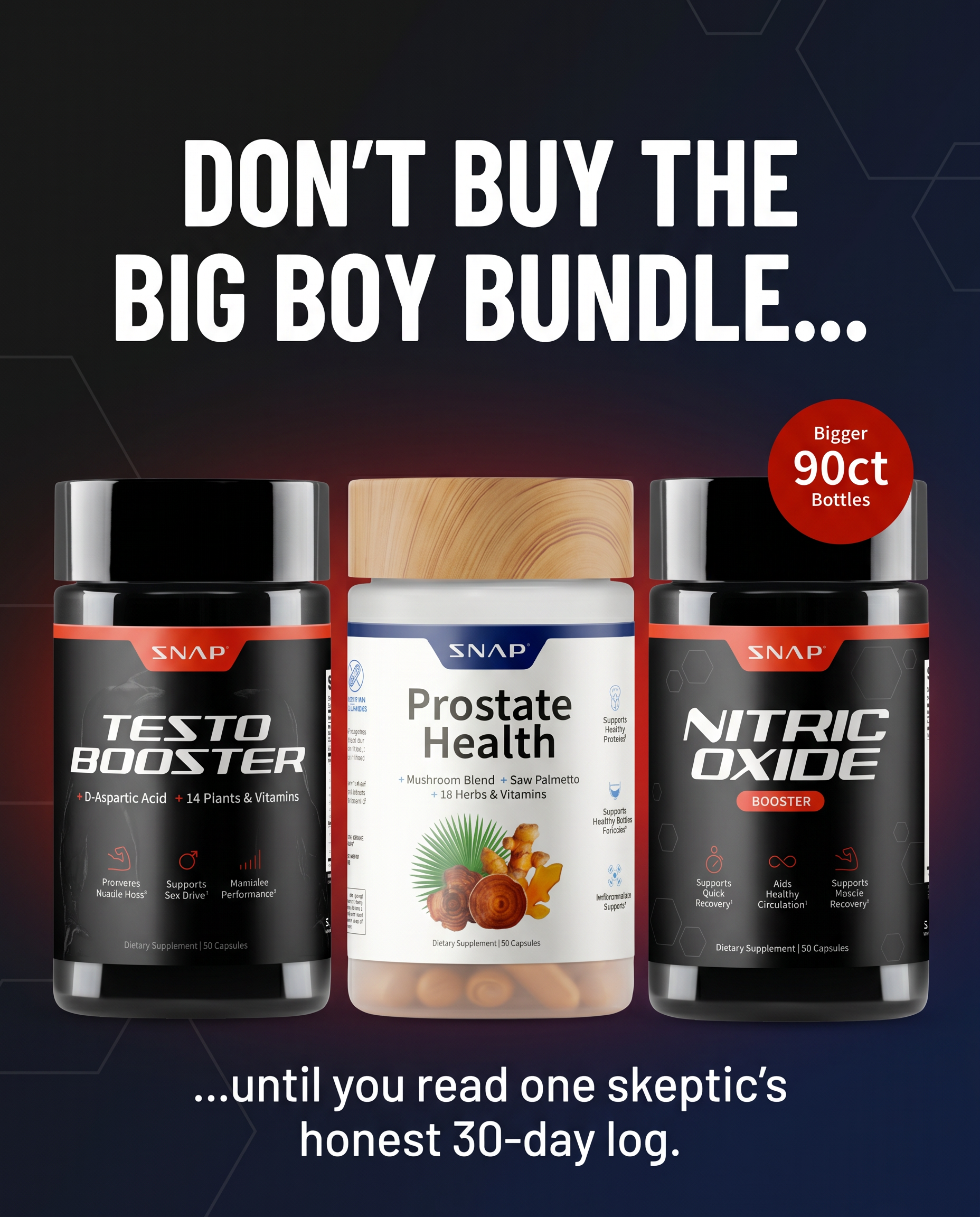 Snap Supplements Facebook ad
