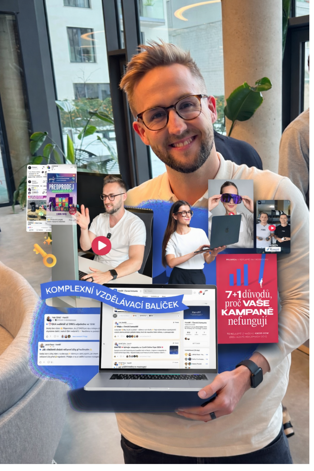 Handlíř. Facebook ad