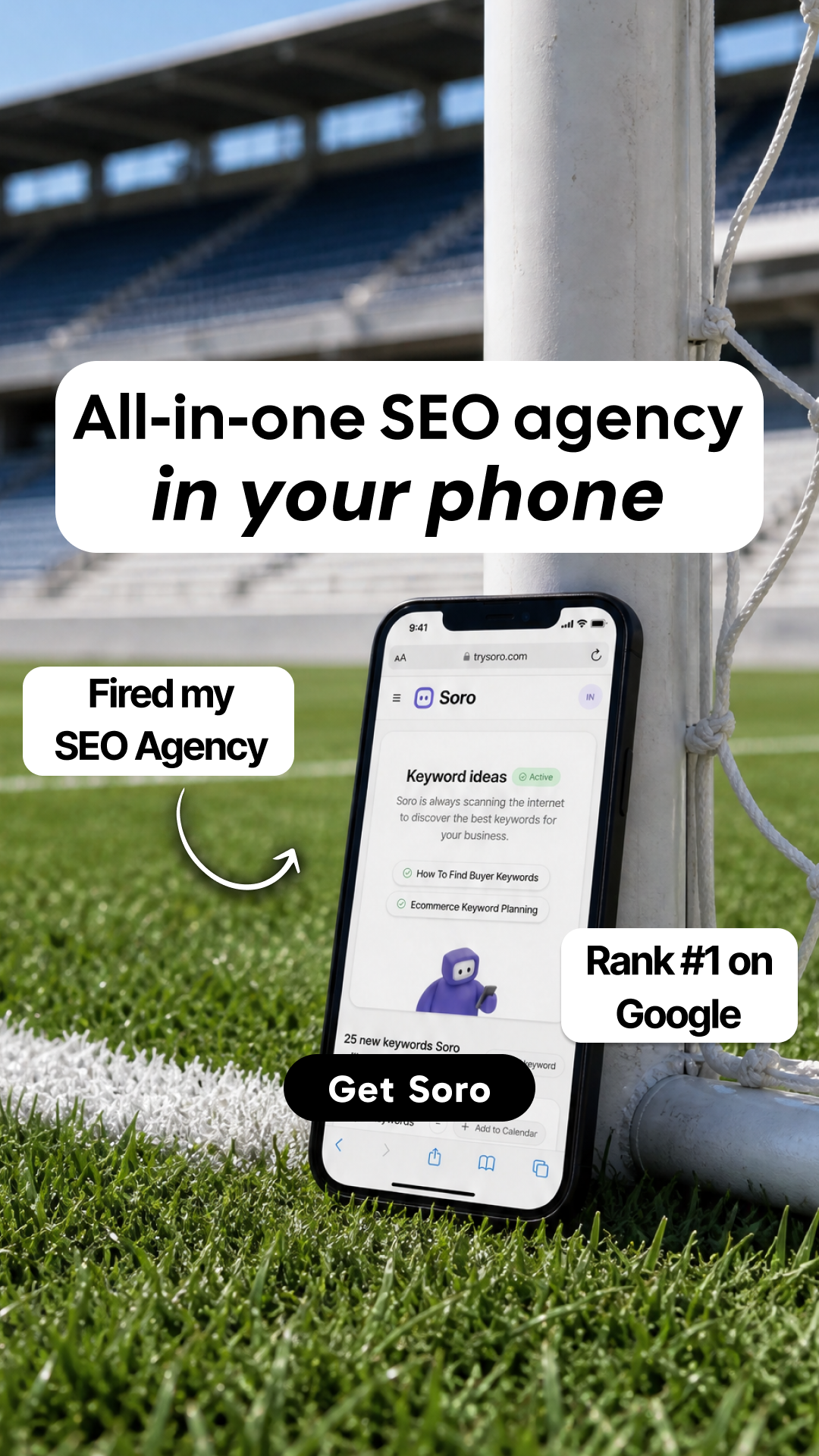 Soro SEO Facebook ad