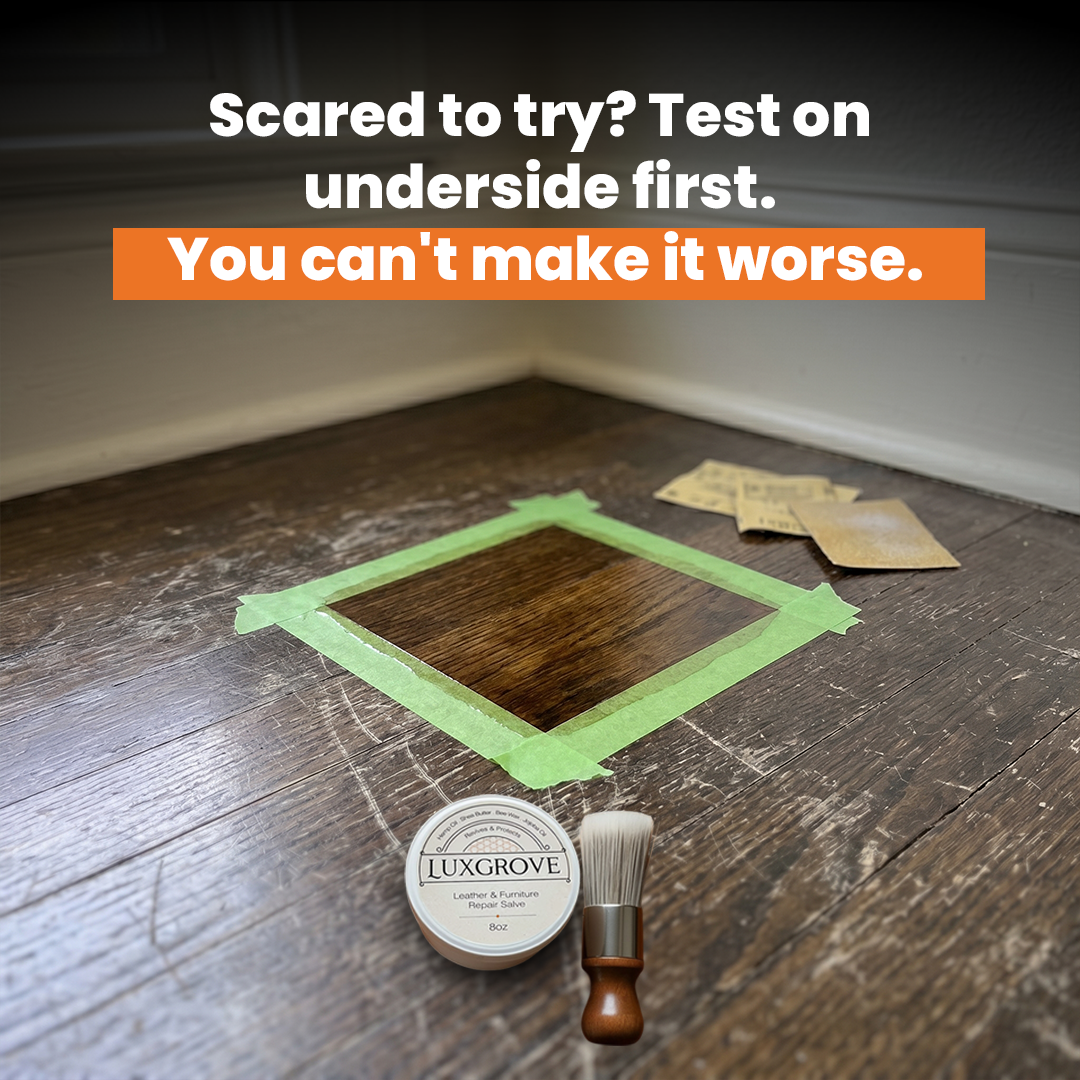 Betty Reed Facebook ad: Try THIS for scratches on wood