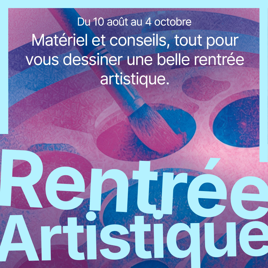 Cultura Facebook ad: Préparez votre rentrée artistique!
